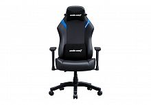 Gaming Chair AD18-44-BS-PV-CIS AndaSeat Luna BLACK&BLUE 1D Armrest 60mm wheels PVC Leather