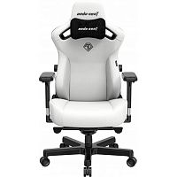 Gaming Chair AD12YDC-L-01-W-PV/C AndaSeat Kaiser 3 L WHITE 4D Armrest 65mm wheels PVC Leather