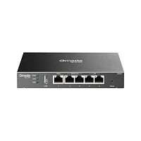 Маршрутизатор VPN Omada TP-LINK ER605 (1×WAN 1 Гбит/с + 2×LAN 1 Гбит/с + 2×WAN/LAN 1 Гбит/с/ 1× порт USB 2.0 с поддержкой USB LTE-модема)