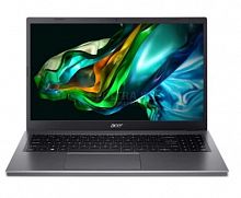 Ноутбук Acer Aspire 5 Intel Core i3-1315U (up to 4.5Ghz), 15.6" FHD IPS, Integrated, 8GB DDR5, 1000GB SSD NVMe, DOS, 50Wh Li-ion battery, 65W, Eng+Rus, Steel Gray [NX.KHJER.009]