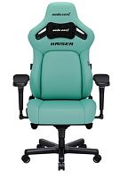 Gaming Chair AD12YDDC-L-20-C-PV/C AndaSeat Kaiser 4 L GREEN 5D Armrest 65mm wheels PVC Leather