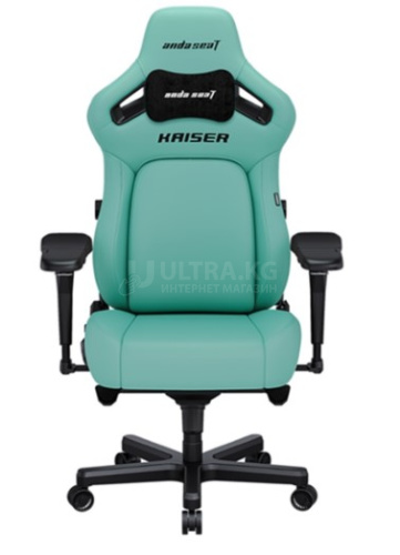 Gaming Chair AD12YDDC-L-20-C-PV/C AndaSeat Kaiser 4 L GREEN 5D Armrest 65mm wheels PVC Leather