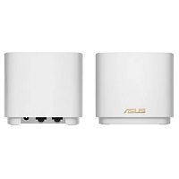 Mesh Wi-Fi система ASUS XD4(W-2-PK) AX1800 Dual-Band, 1201Mb/s 5GHz+1300Mb/s 2.4GHz,2xLAN 1Gb/s, 2 antennas, Aimesh, ASUS Router APP, AIProtection