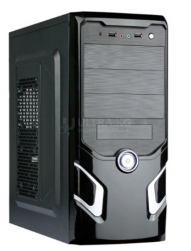 Корпус Aeromax WSC-3011 Black with USB, Audio Panel, ATX/Micro ATX, 0.4mm, USBx2.0 , HD-Audio, 1x5.25"/2x3.5",VGA 310mm, CPU высота 155mm,335x170x355mm,Без Б/П