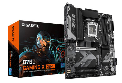 MB LGA1700 GIGABYTE B760 GAMING X GEN5,4xDDR5,15xUSB,4xSATAIII,ATX,M.2,PCIe16x, 2PCIe1x, HDMI,DP