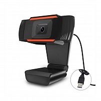 Вебкамера Digital FullHD, черный/оранжевый, 1920x1080, CMOS Color Sensor, USB2.0 + микрофон