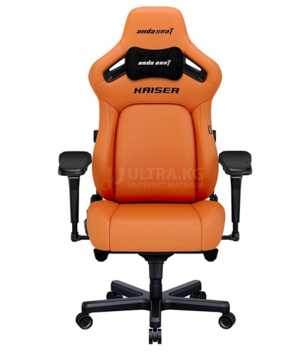 Gaming Chair AD12YDDC-L-20-O-PV/C AndaSeat Kaiser 4 L ORANGE 5D Armrest 65mm wheels PVC Leather