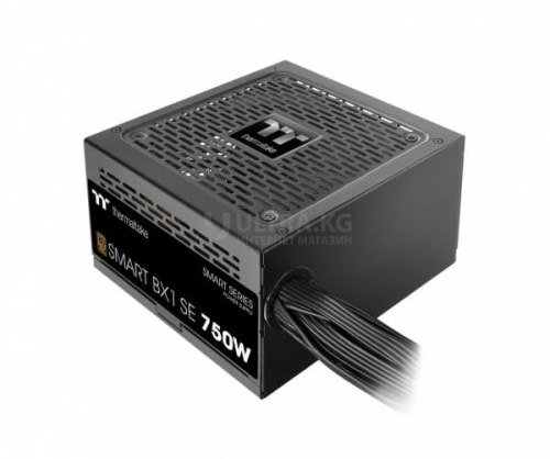 Блок питания 750W Thermaltake, Smart BX1 SE, ATX, 80 PLUS® Bronze, APFC , 20+4 pin, 4+4pin, 6 Sata, 4 Molex, 1 FDD, 2 PCI-E 6+2 pin, Вентилятор 12 см, Кабель питания, Чёрный [PS-SPD-0750NNSABE-2]