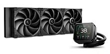 DEEPCOOL SPARTACUS 420 ARGB 140*3 PWM BLACK FAN 3.4” 480x480 TFT LCD PUMP LGA20xx/1700/1200/115*