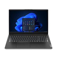 Ноутбук Lenovo V15 Black Intel Core i7-1255U, 16GB DDR4, 512GB SSD m2 NVMe, 15.6" FHD, Intel® Iris® Xe Graphics, Type-C, LAN RJ45, HDMI, WiFi, BT, Cam, DOS, ENG-RUS, графит [82TTA0AAIN]