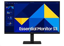 Монитор LCD 27" Samsung LS27D300GAIXCI, Essential S3, Black, IPS, 1920x1080, 3000:1 (Mega), 250cd/m2, 100Hz, 178/178, 5ms, VGA, HDMI