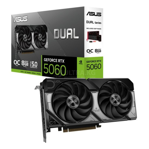 GEFORCE RTX5060 OC 8GB GDDR7 128bit 2565Mhz 3xDP HDMI ASUS DUAL-RTX5060-O8G GEFORCE RTX5060 OC 8GB GDDR7 128bit 2565Mhz 3xDP HDMI ASUS DUAL-RTX5060-O8G