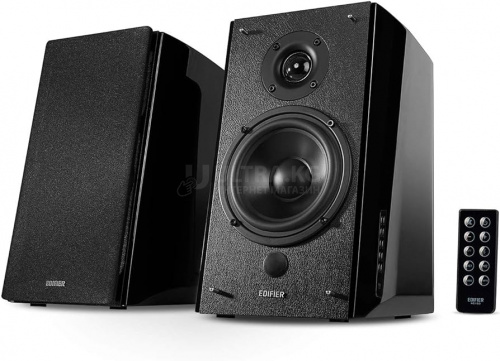 Звуковая система Edifier R2000DB, 2.0, ≥85dB(A), 50Hz - 20000Hz, Bluetooth, 3.5mm to Dual RCA, Optical, 120W RMS(24W×2+36W×2), Пульт управления, black