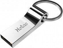 Накопитель на флеш памяти 64GB Netac, U275, NT03U275N-064G-20SL, USB 2.0, Серебристый, Металлический