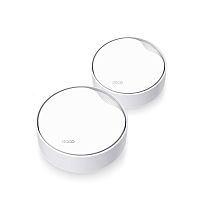 Mesh Wi-Fi система TP-LINK Deco X50-Poe (2-PK) AX3000 Dual-Band, 2402Mb/s 5GHz+574Mb/s 2.4GHz, WAN/LAN1x2,5 Гбит/с.4 antenna,Parental Control