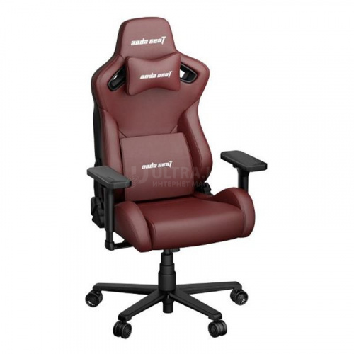 Gaming Chair AD12YXL-17-AB-PV AndaSeat Kaiser 2 Pro XL MAROON 4D Armrest 65mm wheels PVC Leather