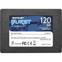 Твердотельный накопитель SSD 120GB Patriot Burst Elite 2.5" SATA III TCL 3D, Read/Write up 320/450MB/s, 40000 IOPS [PBE120GS25SSDR]