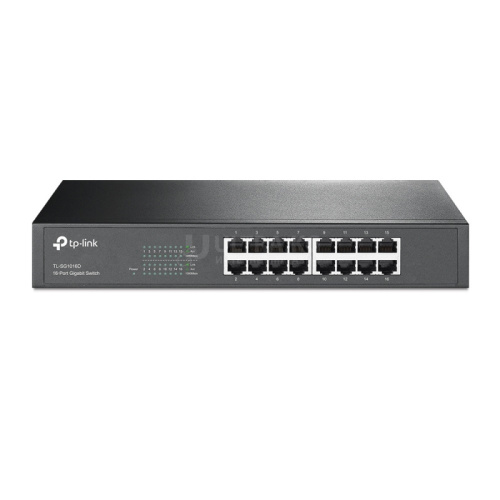 Коммутатор сетевой TP-LINK TL-SG1016D (16x1Gb/s, /32Gb/s) 10.68 W Коммутатор сетевой TP-LINK TL-SG1016D (16x1Gb/s, /32Gb/s) 10.68 W