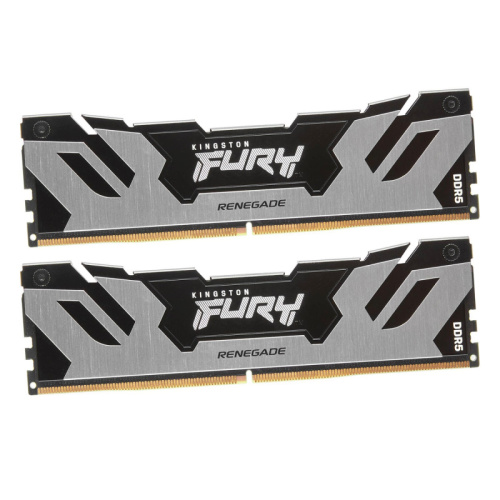 DDR5 32GB (2x16GB) PC-51200 (6400MHz) KINGSTON FURY RENEGADE SILVER XMP KF564C32RSK2-32 DDR5 32GB (2x16GB) PC-51200 (6400MHz) KINGSTON FURY RENEGADE SILVER XMP KF564C32RSK2-32