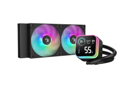 DEEPCOOL LQ240 ARGB 120*2 FAN, LED DIGITAL DISPLAY, LGA20xx/1700/1200/115*/AMD DEEPCOOL LQ240 ARGB 120*2 FAN, LED DIGITAL DISPLAY, LGA20xx/1700/1200/115*/AMD