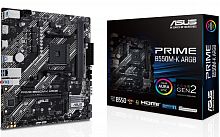 Матплата ASUS PRIME B550M-K ARGB, AMD AM4, AMD B550, 2xDDR4 PC40800(oc), 2xPCI 3.0 x16, 1xPCI 2.0 x1, 2M.2 Slot, 4xSATA3, RAID 0,1,10, GLAN, 7xUSB3.2+6USB2.0,HDMI, DP, mATX