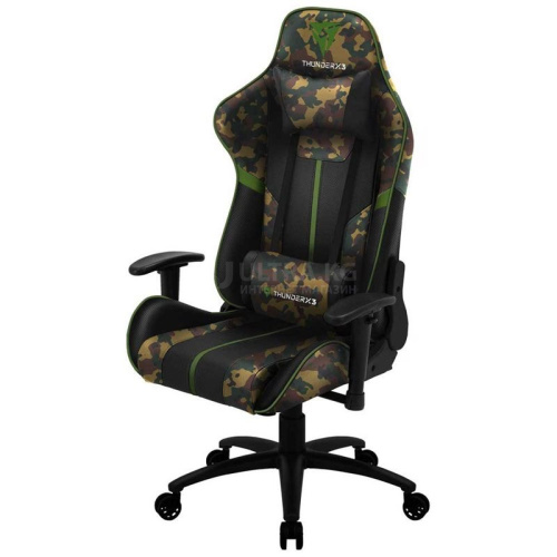 Gaming Chair ThunderX3 BC3 BLACK HAWK CAMO GRAY 65mm wheels PVC Leather Gaming Chair ThunderX3 BC3 BLACK HAWK CAMO GRAY 65mm wheels PVC Leather