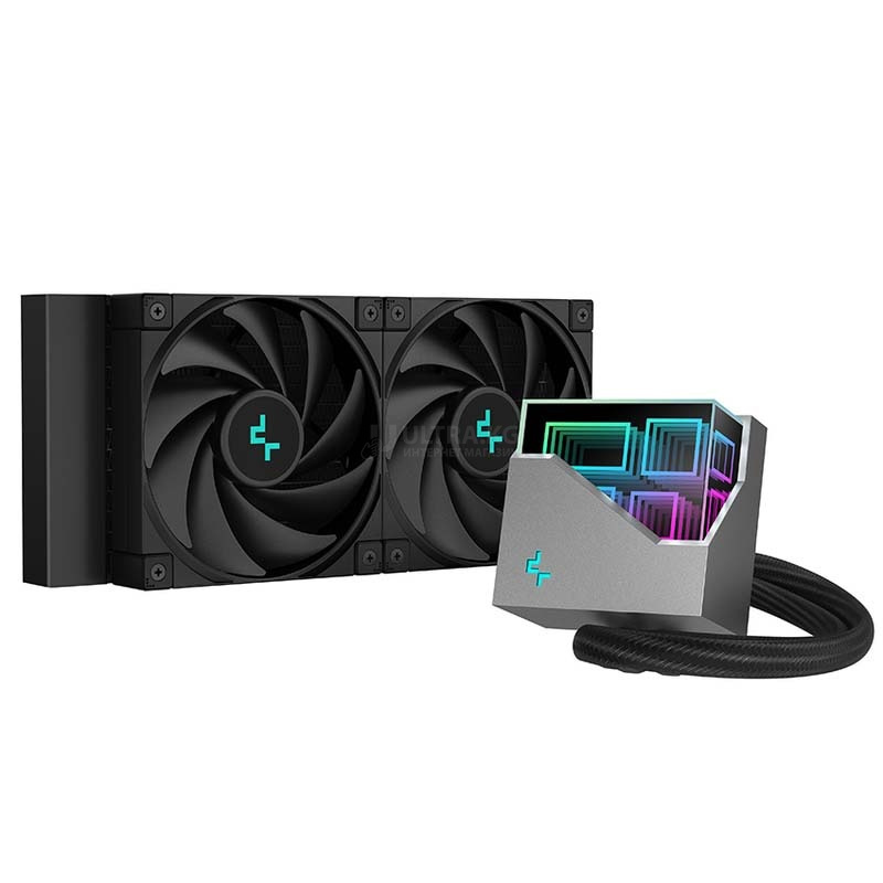 DEEPCOOL LT520 ARGB, 120*2 FAN LLGA20xx/1700/1200/115*/AMD DEEPCOOL LT520 ARGB, 120*2 FAN LLGA20xx/1700/1200/115*/AMD