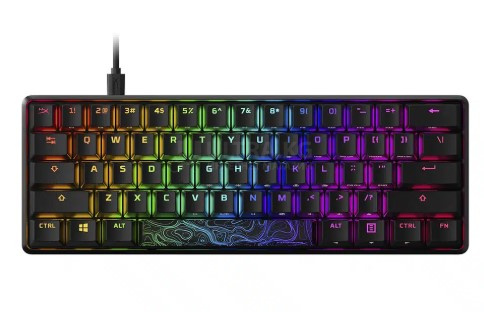 HyperX Alloy Origins 60 4P5N0AA#ACB (HKBO1S-RB-RU) Mechanical Gaming Keyboard,HX Red,Backlight,RU HyperX Alloy Origins 60 4P5N0AA#ACB (HKBO1S-RB-RU) Mechanical Gaming Keyboard,HX Red,Backlight,RU