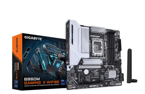 MB LGA1851 GIGABYTE B860M GAMING X WIFI6E,4xDDR5,7xUSB,mATX,2xM.2, 4xSATA, 2PCIe16x, HDMI,DP,WiFi MB LGA1851 GIGABYTE B860M GAMING X WIFI6E,4xDDR5,7xUSB,mATX,2xM.2, 4xSATA, 2PCIe16x, HDMI,DP,WiFi
