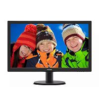 PHILIPS 23.6" 243V5QHABA MVA WIDE 1920x1080 10000000:1 8ms DVI-D VGA HDMI Speakers 2x2Watt