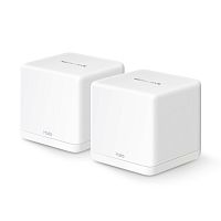 Mesh-система Wi-Fi 6 MERCUSYS Halo H60X (2-pack) (AX1500/ 2,4ГГц до 300 Мбит/с/ 5 ГГц до 1,2 Гбит/с/ MU-MIMO/ до 350 м²/ 2×WAN/LAN 1 Гбит/с)