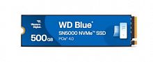 Твердотельный накопитель SSD 500GB Western Digital WD BLUE SN5000 M.2 2280, PCIe Gen4 x4, Read/Write up 5000/4000MB/s [WDS500G4BOE]