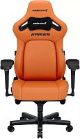 Gaming Chair AD12YDDC-XLL-20-O-PV/C AndaSeat Kaiser 4 XL ORANGE 5D Armrest 65mm wheels PVC Leather