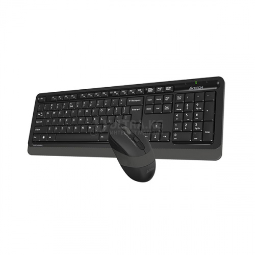 Беспроводная клавиатура + мышь A4TECH FSTYLER FG1010S-Gray, мембранная, 104btns, 2000dpi, 4btns, USB, Серый