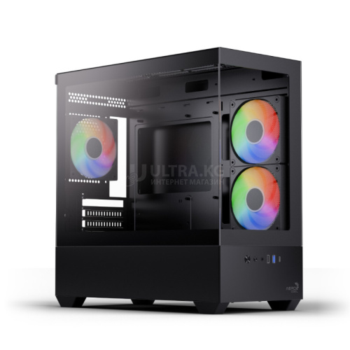 Корпус Aerocool P300D-G-BK-v1, micro ATX/mini-ITX,USB3.0,USB-C,HD-Audio+Mic,Кулер 12см,Высота CPU кулер до165мм,VGA до 418мм,1x3.5”/2x2.5,212x420x420 мм,Без Б/П,Чёрный,Included ARGB 3x120mm Корпус Aerocool P300D-G-BK-v1, micro ATX/mini-ITX,USB3.0,USB-C,HD-Audio+Mic,Кулер 12см,Высота CPU кулер до165мм,VGA до 418мм,1x3.5”/2x2.5,212x420x420 мм,Без Б/П,Чёрный,Included ARGB 3x120mm