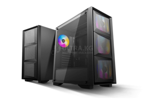 Корпус DEEPCOOL ATX MATREXX 50 MESH 4FS w/o PSU 1*USB 3.0 4xRGB FANS Mesh front panel Fully black