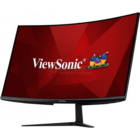 Монитор LCD 31.5", Viewsonic VX3219-PC-MHD, Black, VA, Curved, 1920x1080, 4000:1 (80000000:1), 300cd/m2, 1ms, 240Hz, 178°/178°, 2xHDMI, DP, Audio-Out, speakers 2x2W фото 2