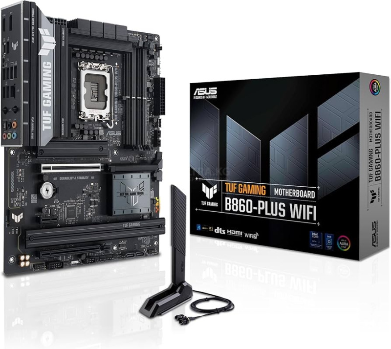 MB LGA1851 ASUS TUF GAMING B860-PLUS WIFI,4xDDR5,13xUSB,ATX,3xM.2, 4xSATA, 2PCIe16x,PCIe1x HDMI,DP MB LGA1851 ASUS TUF GAMING B860-PLUS WIFI,4xDDR5,13xUSB,ATX,3xM.2, 4xSATA, 2PCIe16x,PCIe1x HDMI,DP