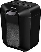 Шредер Fellowes LX41 Уровень секретности P-4, Фрагмент 4х12 мм, подача 8(50) лист, Ёмкость корзины 17 л, Уничтожение скоб, скрепок, пл. карт, Чёрный