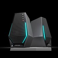Звуковая система Edifier G1500, Desktop Gaming Speakers Pro 2.0, 93Hz - 20kHz, 80dB (A), 2.5W+2.5W, Bluetooth v5.3/ AUX / USB, 1.5m, Черный