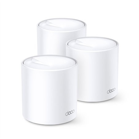 Mesh Wi-Fi система TP-LINK Deco X20(3-PK) AX1800 Dual-Band, 1201Mb/s 5GHz+574Mb/s 2.4GHz, 2xWAN/LAN 1Gb/s, 2 antennas,MU-MIMO, Parental Control Mesh Wi-Fi система TP-LINK Deco X20(3-PK) AX1800 Dual-Band, 1201Mb/s 5GHz+574Mb/s 2.4GHz, 2xWAN/LAN 1Gb/s, 2 antennas,MU-MIMO, Parental Control