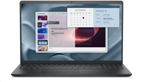 Ноутбук Dell ESSENTIALS 15 PV15250, Intel Core i5-1334U (up to 4.60GHz), 32GB DDR5, 1TB SSD PCIe NVMe M.2, 15.6" FHD, Intel UHD Graphics, Type-C HDMI WF BT DOS, ENG-RUS, тёмно-серый