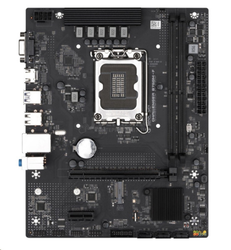 Матплата MAXSUN MS-Challenger B760M-F, LGA1700, Intel B760, 2xDDR4 PC34100, 1xPCI-E 4.0x16, 1xPCI-E 3.0x1, Sound8Ch, GLAN, 2SATA+2M.2, RAID, mATX, 4USB3.2+4USB2.0, VGA, HDMI фото 2