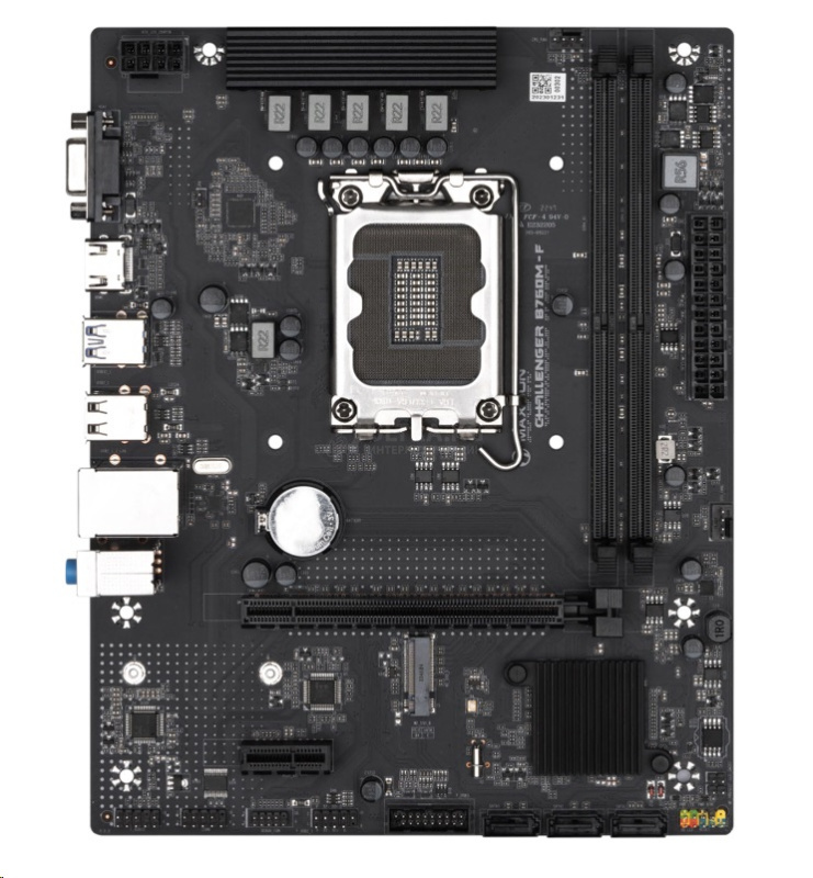 Матплата MAXSUN MS-Challenger B760M-F, LGA1700, Intel B760, 2xDDR4 PC34100, 1xPCI-E 4.0x16, 1xPCI-E 3.0x1, Sound8Ch, GLAN, 2SATA+2M.2, RAID, mATX, 4USB3.2+4USB2.0, VGA, HDMI фото 2 Матплата MAXSUN MS-Challenger B760M-F, LGA1700, Intel B760, 2xDDR4 PC34100, 1xPCI-E 4.0x16, 1xPCI-E 3.0x1, Sound8Ch, GLAN, 2SATA+2M.2, RAID, mATX, 4USB3.2+4USB2.0, VGA, HDMI фото 2