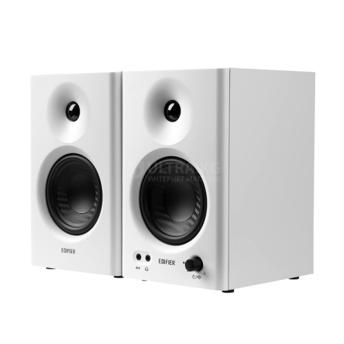 Звуковая система cтудийные мониторы Edifier MR4, ≥85dB(A), TRS, RCA, AUX , 21W+21W, Белый