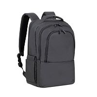 Рюкзак для ноутбука RivaCase 8435 Черная 15.6”, Водоотталкивающая ткань. Утолщенные стенки. Смягчающие наплечные ремни с регулировкой. Две секции, передний карман, застежка молния