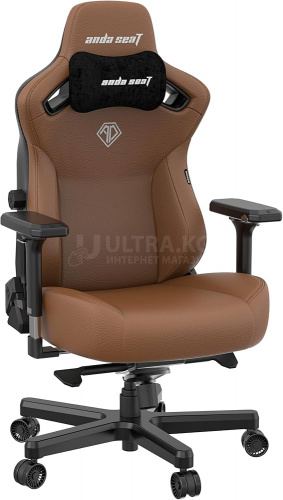 Gaming Chair AD12YDDC-L-20-K-PV/C AndaSeat Kaiser 4 L BROWN 5D Armrest 65mm wheels PVC Leather