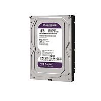 Жесткий диск HDD 1TB WD 5400rpm 64MB WD10PURZ PURPLE SURVEILLANCE Pulled