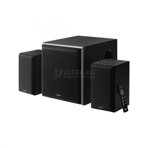 Звуковая система Edifier M601DB 2.0, ≥85dB(A), BT5.1, AUX, Bluetooth, Coaxial, Line In, Optical, 110W (R/L:20W+20W SW:70W), RMS, Пульт управления, black