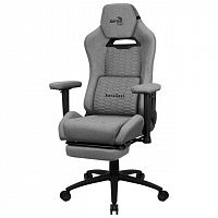 Gaming Chair AEROCOOL ROYAL AeroWeave ASH GRAY 4D Armrest 65mm wheels PVC Leather
